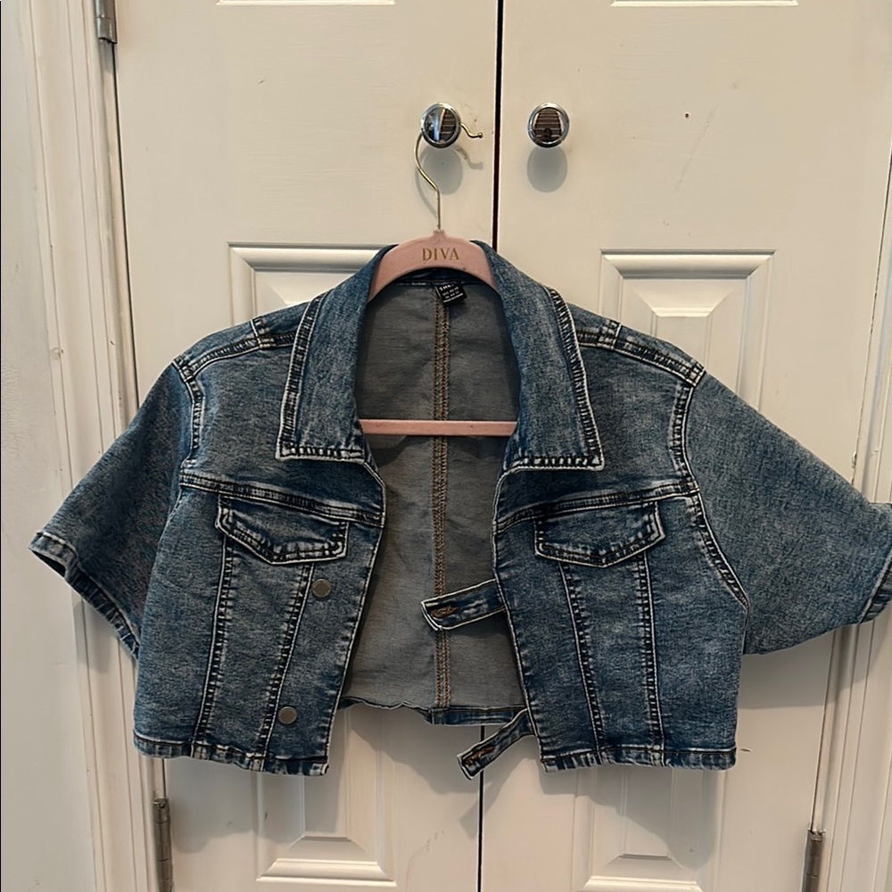 SHEIN Blue Jean Jacket
